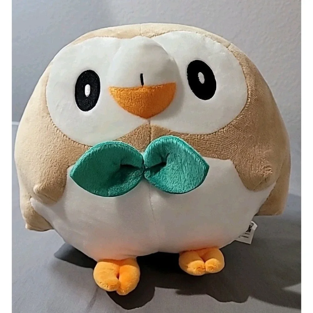 Pokemon Sun and Moon Rowlet Stuffed Plush Animal 2017  8